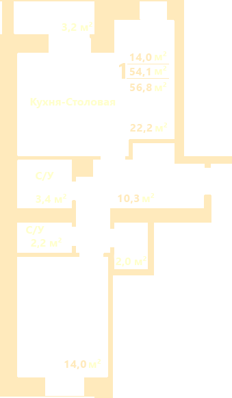 Пенаты, 1эт., 4 кв.